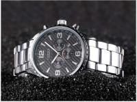 Reloj de Acero Inoxidable con Correa de Negocios Casual CURREN 8056 Calendario de Cuarzo de Lujo para Hombres Resistente al Agua Estilo Formal - details 6