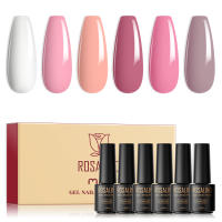 ROSALIND-Kit de esmalte de Gel para uñas, semipermanente UV Led, serie rosa, 7ml - details 40