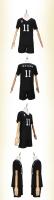 Ropa Deportiva de Anime Miya Atsumu Osamu Uniforme de Equipo de Voleibol de Secundaria Inarizaki - details 3