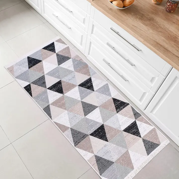 Alfombra de- Alfombra Boho Kelim, Alfombra de salón, Dormitorio y Alfombra de Cocina, Alfombra Corredor, Alfombra Pasillo, Alfombra de habitación 140x200 cm - 1