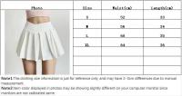 Pantalones cortos deportivos de yoga para mujer, ropa anti-caminar para correr, Falda plisada de cintura alta transpirable de secado rápido - details 0