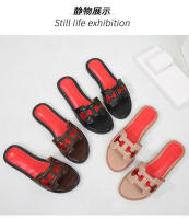 Sandalias de moda de verano 2025, chanclas de playa de una tira, zapatos planos de viaje para mujer - details 29