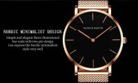 Reloj de Litio Japonés de Alta Gama Reloj de Mesa Negro para Hombres Automático - details 12