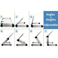 Ble and ghtweight Portátil de Aluminio con 2 Clips de Papel Flexibles, Soporte Ergonómico para Libros para Tabletas, Revistas, Documentos - details 0