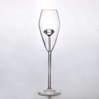 Vidrio transparente 3D, copas de vino tinto integradas, copas de copa de champán, regalo para el hogar, 1 pieza - details 10