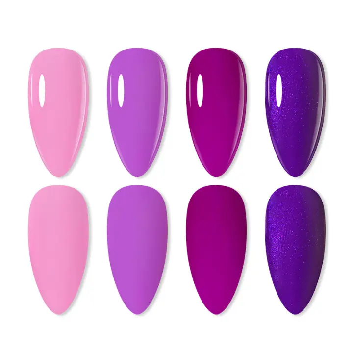Arte Clavo-Juego de esmaltes en Gel para uñas, barniz para Base de imprimación, colores mezclados, semipermanente, 8/15ml, 10 unids/lote - 1