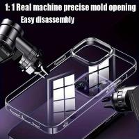 Fundas de Lujo Transparentes de TPU Suave Antigolpes para iPhone 16 15 14 13 12 11 Pro Max 16 15 14 Plus 13 12 Mini X XS Max XR 8 7 Plus, Accesorios para Teléfono - details 6