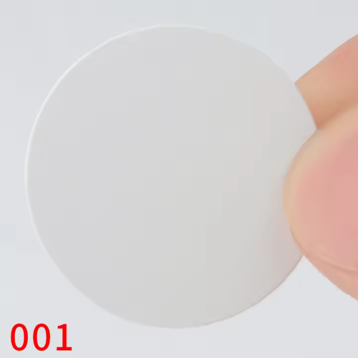 Pegatinas redondas de PVC autoadhesivas para muebles, cubierta de tapa de rosca, para manualidades de madera, escritorio, armario, calcomanías decorativas, 54 piezas por hoja - 1