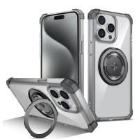 KEYSION-funda transparente para iPhone, carcasa con soporte de anillo magnético para iPhone 15 Pro Max, 15 Plus, 12, 13, 14 Pro Max - details 15