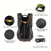 Mochila de Ciclismo LED Reflectante Señal de Giro Direccional Recargable por USB - details 2