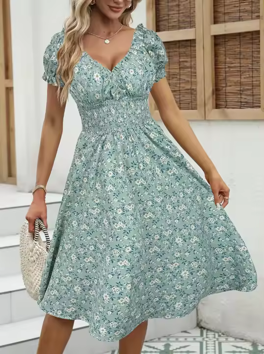 Nuevo vestido de princesa dulce y fresco para mujer - 1