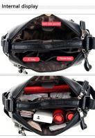 Bolso de hombro tipo bandolera a la moda para mujer, bolso, bolso de mujer y bolso de cuero informal - details 9