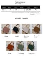 Bolso blanco de alta gama para mujer, nuevo bolso de caja de moda, bolso cruzado con cadena de moda Primavera/Verano - details 1
