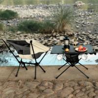 Silla de práctica plegable ultraligera portátil con forma de luna para acampar al aire libre, desmontable, para pesca en la playa, y pequeña silla para pícnic - details 18