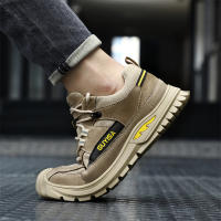 Zapatos de seguridad ANTIPERFORACIONES para hombre, zapatillas de trabajo transpirables con punta de acero, antideslizantes - details 4