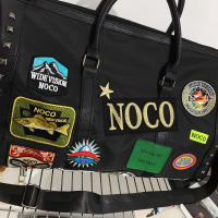 Bolsa de viaje impermeable retro 2024 nueva versátil casual colores contrastantes un solo hombro gran capacidad viaje de negocios bolsa de equipaje de mano bolsa de almacenamiento de fitness deportiva ligera bolsa de mensajero bolsa de viaje de corta dist - details 9