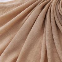 18 colores liso suave fino poliéster Hijabs mujeres largo musulmán chal bufanda turbante envolturas para la cabeza señora islámico 170*70Cm - details 31