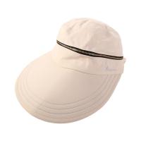 Sombrero con visera plegable de Color sólido con lazo, tapa vacía para mujer, gorra de ciclismo para mujer, sombrero de pescador, sombrero para el sol extraíble, sombrero de cubo - details 9