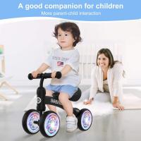 Bicicleta sin pedales para niños a partir de 1 año de equilibrio, juguetes para bebés de 1 año, bicicleta para bebés con 4 ruedas para bebés de 10 a 24 meses, primera bicicleta para niños y niñas como regalo - details 43