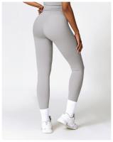 Pantalones de Yoga de cintura alta para mujer, pantalones para correr y Fitness, ropa externa, adelgazamiento, levantamiento de cadera, pantalones deportivos ajustados para ejercicio - details 22