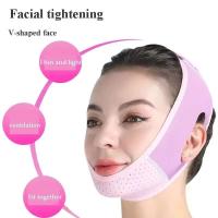 Vender mascarilla, banda para dormir, estiramiento de papada, levantamiento reutilizable en forma de V, herramienta de belleza facial - details 2