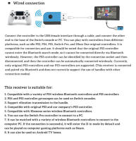 -Adaptador USB para juegos, receptor de Gamepad Bluetooth para PC, PS5, PS4, Xbox, One Handle, adaptador inalámbrico para Nintendo Switch Pro - details 14