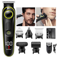 Kemei-cortadora de pelo eléctrica multifuncional para hombres, máquina de afeitar eléctrica para la nariz, Kit de aseo, 696 - details 9