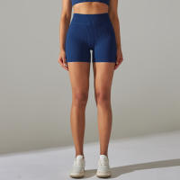 Hamidou-pantalones cortos deportivos para mujer, mallas transpirables de cintura alta para Yoga, correr, ciclismo, entrenamiento, gimnasio, Verano - details 8