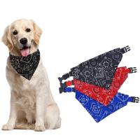 Pañuelos grandes para mascotas, bufanda de algodón lavable a cuadros, pajaritas, Collar, pañuelo para perros y gatos, accesorios para perros grandes, pañuelo - details 2