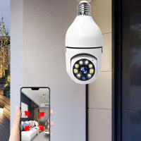 Bombilla de vigilancia a todo Color, visión nocturna, seguimiento humano automático, Zoom, Monitor de seguridad interior, cámara Wifi, Hogar Inteligente - details 2