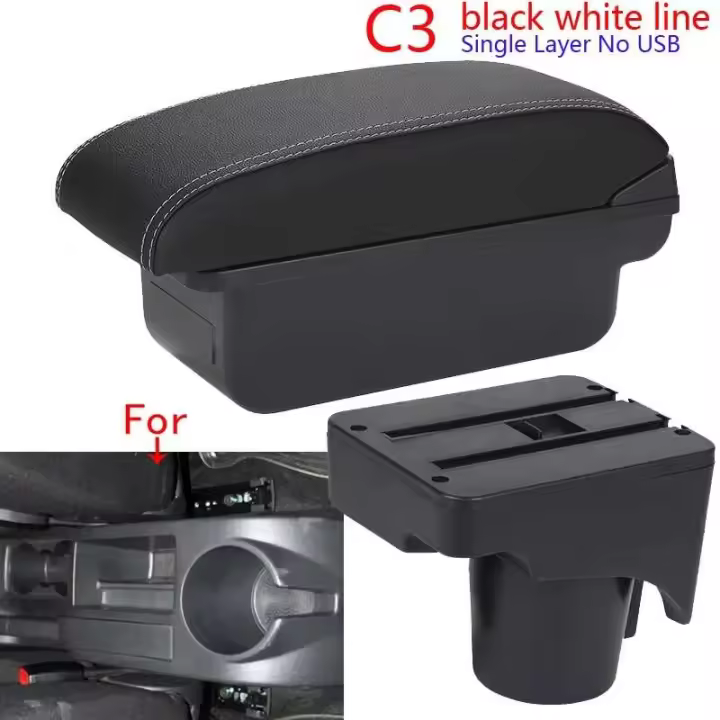 Reposabrazos de coche Golf 6 Jetta 5 adecuados para Sagitar CA Iluminación Detalles interiores - 1