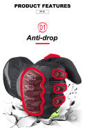 SUOMY-Guantes Térmicos impermeables para hombre y mujer, manoplas de invierno para Motocross, resistentes al viento, WP-06, 100% - details 6