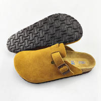Zapatillas de Cuero Suave Antideslizante Zapatos de Playa para Hombres y Mujeres en Verano - details 2