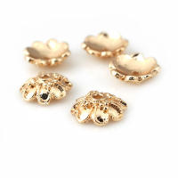 Tapas de cuentas de copos de nieve de latón de Color dorado de 18K, accesorios de alta calidad para manualidades, materiales para hacer joyas, sitio web oficial de Rosediy - details 58