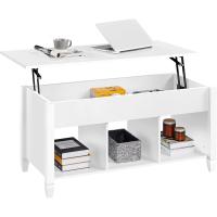 Cajón Mesa de Café para Salón de Estilo Moderno con Patas de Madera Maciza - details 0