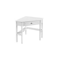 Mesa de Escritorio Blanca Espacio de Almacenamiento con Soporte de Monitor Ideal para Oficina - details 6
