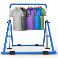 Barra de gimnasia ajustable para niños pequeños, entrenamiento, gimnasio en casa, barras horizontales altas - details 11