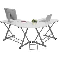 Escritorio de Esquina Forma L Mesa de Ordenador Ideal para Estudio y Juegos Ahorro de Espacio - details 4