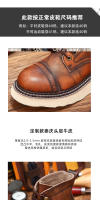 Zapatos de piel de vaca pura primera capa herramientas de piel de vaca zapatos de caña alta suela suave suela gruesa - details 7