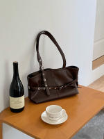 Bandolera de pecho y hombro para mujer Bolsa de Hombro para Mujer de Diseño Coreano Bolsa de Gran Capacidad para Otoño e Invierno El regalo de Navidad - details 1