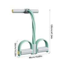 Extractor de Pedal de Yoga, banda de resistencia portátil, ejercitador Abdominal multicolor, elástico para estiramiento, 6 tubos - details 6