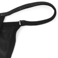 CLEVER-MENMODE Calzoncillos Mini Bragas de Hilo Ropa Interior para Hombres Malla Transparente Bikini Sexy Tiro Bajo Slips Calzoncillos Transparentes Ultrafinos - details 17