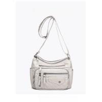 Bolso De Mensajero De Hombro Multicapa Con Múltiples Compartimentos De Cuero Suave De Moda Para Mujer - details 18