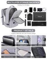 Mochila Impermeable con USB Para Hombre y Mujer, Bolsa De Deporte Para Ordenador De 17 Pulgadas, Antirrobo, Bolso Escolar Para Estudiante - details 40