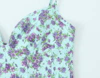 Ropa de mujer europea y americana vestido de popelina con estampado de flores populares 3 - details 9