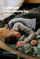 Naturehike Saco de Dormir Camping Ultraligero Expandible Doble Edredón 3 Estaciones Portátil para Senderismo - details 0