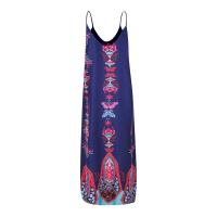 Vestido largo con tirantes estampado nuevo para mujer, talla grande para mujer - details 6