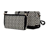Bolso de hombro de diseño original de nicho grande y pequeño con un patrón de meandros Gran capacidad con un estilo chino tradicional - details 12
