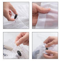 Bolsa grande para lavar la ropa, bolsa portátil para lavar ropa, organizador de red, sujetador sucio, calcetines, ropa interior, almacenamiento de zapatos, cubierta para lavadora de ropa, 4 Uds. - details 4