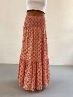 Faldas de moda para mujer, novedad de verano, primavera, informal, combina con todo, holgada, con cintura elástica, estampado ral, falda bohemia de estilo etnico - details 16